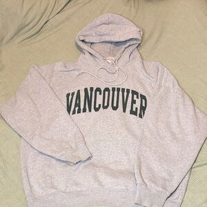 Brandy Melville Light Gray Vancouver Hoodie